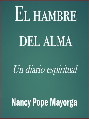 cover image of El hambre del alma